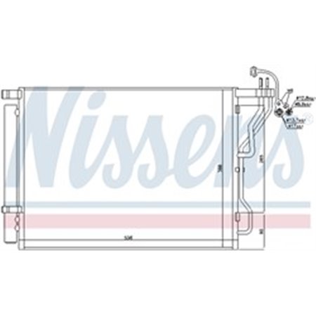 940563 Конденсатор, кондиционер NISSENS