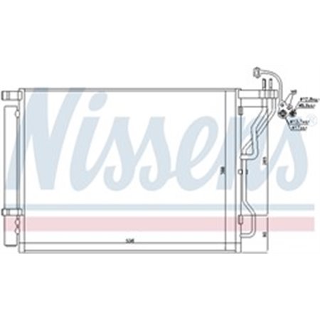 NIS 940563 Радиатор кондиционера NISSENS 