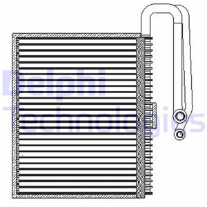 DELPHI TSP0525207 - Air conditioning evaporator