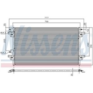 94551 Конденсатор, кондиционер NISSENS - Top1autovaruosad