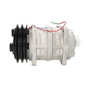 TCCI QP15XD-1174 - Universal A/C compressor QP15XD, way of fitting Eye, pulley diameter 135mm, pulley type A2, 12V (without oil)