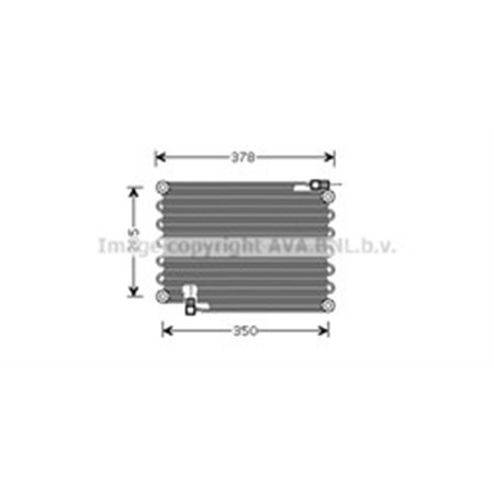 AVA COOLING FE5001 - A/C kondensor