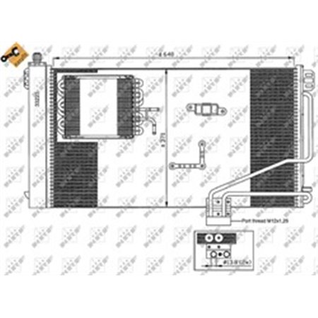 35536 Condenser, air conditioning NRF