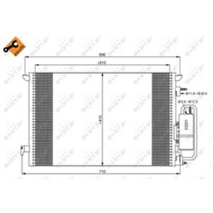 35929 Condenser, air conditioning NRF - Top1autovaruosad