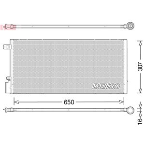 DCN15005 Конденсатор, кондиционер DENSO - Top1autovaruosad