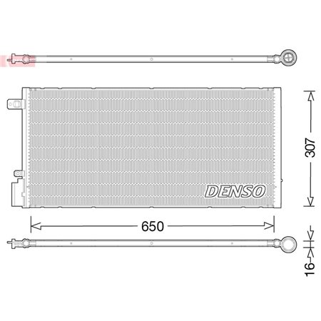 DCN15005 Condenser, air conditioning DENSO