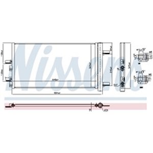 941049 Конденсатор, кондиционер NISSENS - Top1autovaruosad