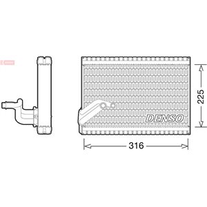 DEV21003 Испаритель, кондиционер DENSO - Top1autovaruosad