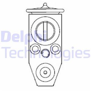 DELPHI CB1016V - Air conditioning valve fits: FORD B-MAX, ECOSPORT 1.0-1.6D 08.12-