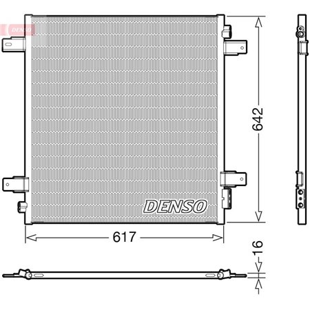 DCN46027 Kondensaator,kliimaseade DENSO