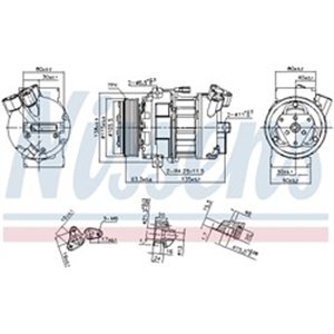 890656 Kompressor,kliimaseade NISSENS - Top1autovaruosad