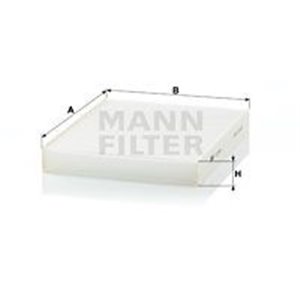MANN-FILTER CU 26 001 - Cabin filter fits: HYUNDAI IX55 3.0D/3.8 09.08-