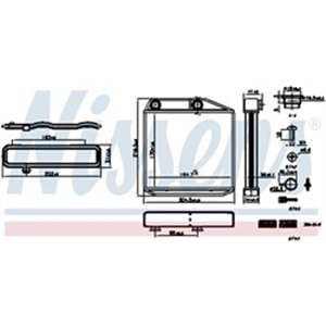 NISSENS 707213 - Heater fits: FIAT 500L 0.9-1.6D 09.12-