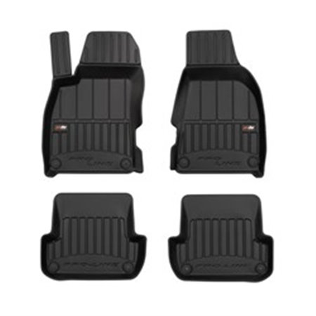 FROGUM FRG 3D407084 - Rubber mats proLine 3D (rubber / tpe, set, 4 pcs, colour black) fits: AUDI A4 B6, A4 B7 SEAT EXEO, EXEO S