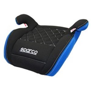 SPARCO SPRO 100KBKBL PIK - Car seat ECE R44/04 (15-36 kg.), Black/Blue, plastic / polyester / quilted, safety seat belts