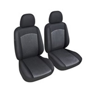 MMT A048 231400 Cover seats T1 (polyester, black, front, front seats, 2 headrest 