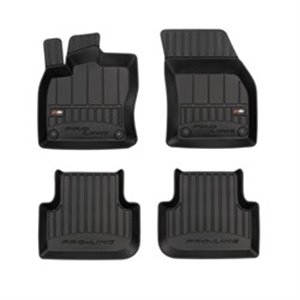 FROGUM FRG 3D407343 - Rubber mats proLine 3D (rubber / tpe, set, 4 pcs, colour black) fits: VW TIGUAN 09.07- SUV