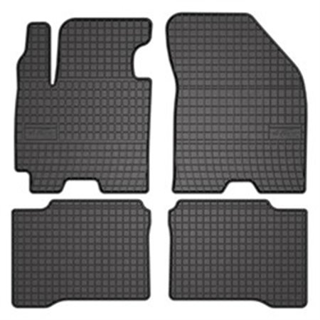 FROGUM MMT A040 401952 - Gummimattor BASIC (fram/bak, gummi, set, 4 st, färg svart) passar: SUZUKI SWIFT V 04.17- Hatchback