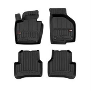 FROGUM FRG 3D407077 - Rubber mats proLine 3D (rubber / tpe, set, 4 pcs, colour black) fits: VW CC B7, PASSAT ALLTRACK B7, PASSAT