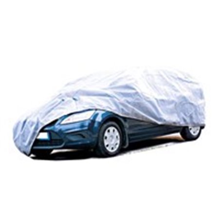 Three-layer, year-round car cover. Thanks to its great features, the cover perfectly protects your vehicle from adverse weather 