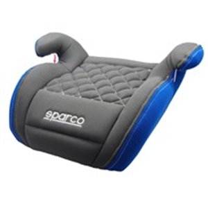 SPARCO SPRO 100KGR PIK - Car seat ECE R44/04 (15-36 kg.), Blue/Grey, plastic / polyester / quilted, safety seat belts