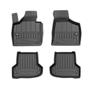 FROGUM FRG 3D409040 - Rubber mats proLine 3D (rubber / tpe, set, 4 pcs, colour black) fits: AUDI A3 05.03-05.13 Hatchback