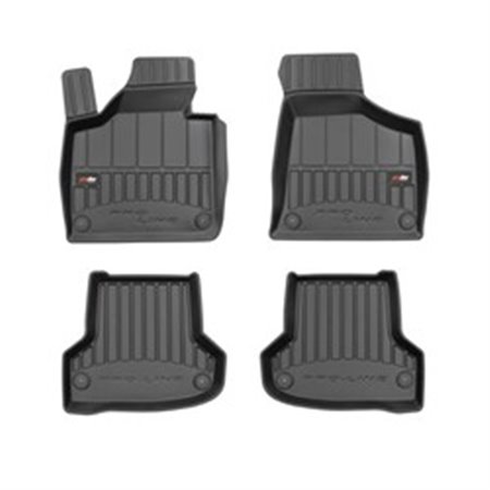 FROGUM FRG 3D409040 - Rubber mats proLine 3D (rubber / tpe, set, 4 pcs, colour black) fits: AUDI A3 05.03-05.13 Hatchback