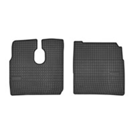 MAMMOOTH MMT A040 600711 - Rubber mats BASIC (rubber, 2 pcs, colour black) fits: MAN L2000 10.93-07.97