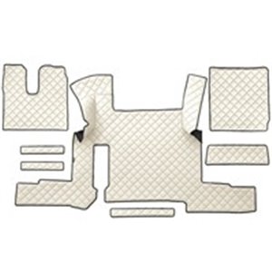 F-CORE FL49 CHAMP - Floor mat F-CORE, on the whole floor, two drawers, quantity per set 7 szt. (material - eco-leather quilted, 