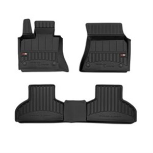 FROGUM FRG 3D408463 - Rubber mats proLine 3D (rubber / tpe, set, 3 pcs, colour black) fits: BMW X5 (F15, F85) 08.13-07.18 SUV