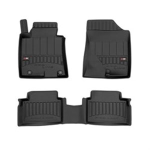 FROGUM FRG 3D408067 - Rubber mats proLine 3D (rubber / tpe, set, 3 pcs, colour black) fits: HYUNDAI I30 11.11- Hatchback / Liftb
