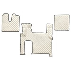 F-CORE FL06 CHAMP - Floor mat F-CORE, on the whole floor, two drawers, quantity per set 3 szt. (material - eco-leather quilted, 