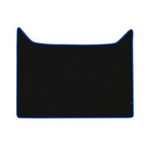 F-CORE CMT04 BLUE - Floor mat F-CORE, for central tunnel, quantity per set 1 szt. (material - velours, colour - blue, automatic 