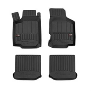 FROGUM FRG 3D408142 - Rubber mats proLine 3D (rubber / tpe, set, 4 pcs, colour black) fits: SEAT LEON, TOLEDO II; SKODA OCTAVIA 