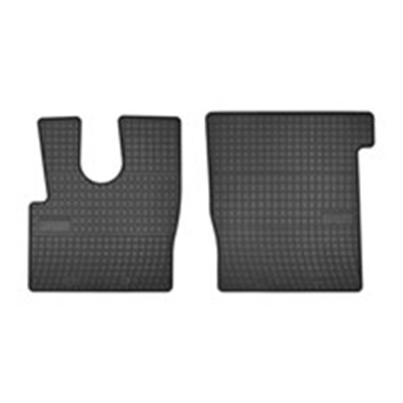 MAMMOOTH MMT A040 545996 - Rubber mats BASIC (rubber, set, 2 pcs, colour black) fits: DAF XF 106 10.12-
