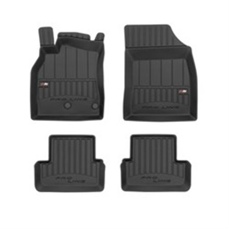 FROGUM FRG 3D407381 - Rubber mats proLine 3D (rubber / tpe, set, 4 pcs, colour black) fits: RENAULT MEGANE, MEGANE III 11.08- Co