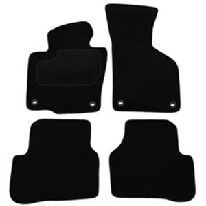 MMT A041 VW290 PRM 01 Velour mats (front/rear, velours, set, 4 pcs, colour black) fits: