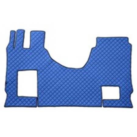 F-CORE FL43 BLUE - Floor mat F-CORE, convertible passenger seat, on the whole floor, quantity per set 3 szt. (material - eco-lea