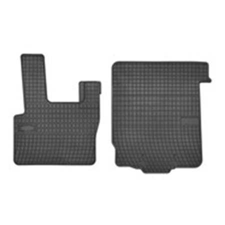MAMMOOTH MMT A040 600079CF - Rubber mats BASIC (rubber, 2 pcs, colour black) fits: DAF CF 65, CF 75, CF 85 01.01-05.13
