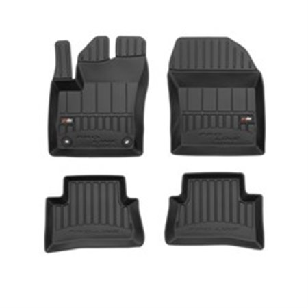 FROGUM FRG 3D407732 - Rubber mats proLine 3D (rubber / tpe, set, 4 pcs, colour black) fits: TOYOTA C-HR 10.16- SUV