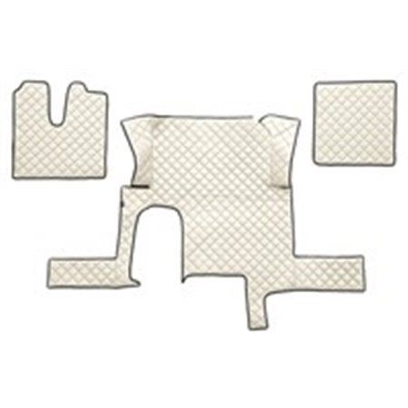 F-CORE FL29 CHAMP - Floor mat F-CORE, on the whole floor, one drawer, quantity per set 3 szt. (material - eco-leather quilted, c