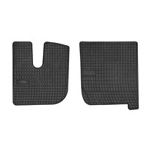 MAMMOOTH MMT A040 600098 - Rubber mats BASIC (rubber, 2 pcs, colour black, wide cab) fits: IVECO STRALIS I 02.02-