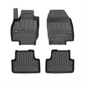 FROGUM FRG 3D408821 - Rubber mats proLine 3D (rubber / tpe, set, 4 pcs, colour black) fits: VW T-CROSS 12.18- SUV
