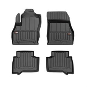 FROGUM FRG 3D409477 - Rubber mats proLine 3D (rubber / tpe, set, 4 pcs, colour black) fits: FIAT QUBO 02.08- Hatchback / Liftbac