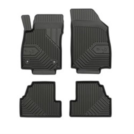 FROGUM FRG77407305 - Rubber mats No. 77 (front/rear, ultraflex dp, set, 4 pcs, colour black) fits: CHEVROLET TRAX OPEL MOKKA / 