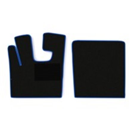 F-CORE MT02 BLUE - Floor mat F-CORE, driver + passenger, quantity per set 2 szt. (material - velours, colour - blue) fits: DAF X