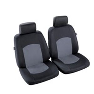 MMT A048 223170 Cover seats T1 (polyester, black/grey, front, front seats, 2 head