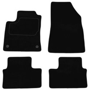MMT A041 RNT141 PRM 01 Velour mats (front/rear, velours, set, 4 pcs, colour black) fits: