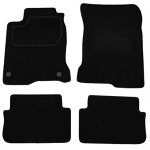 MMT A041 RNT275 PRM 01 Velour mats (front/rear, velours, set, 4 pcs, colour black) fits:
