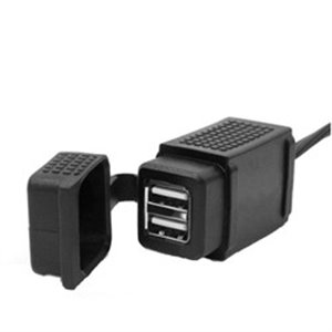 ERCL-MUS08 USB socket DC 12 24V DC 5V/3.1A (cable length: 2 m Motorcycle)